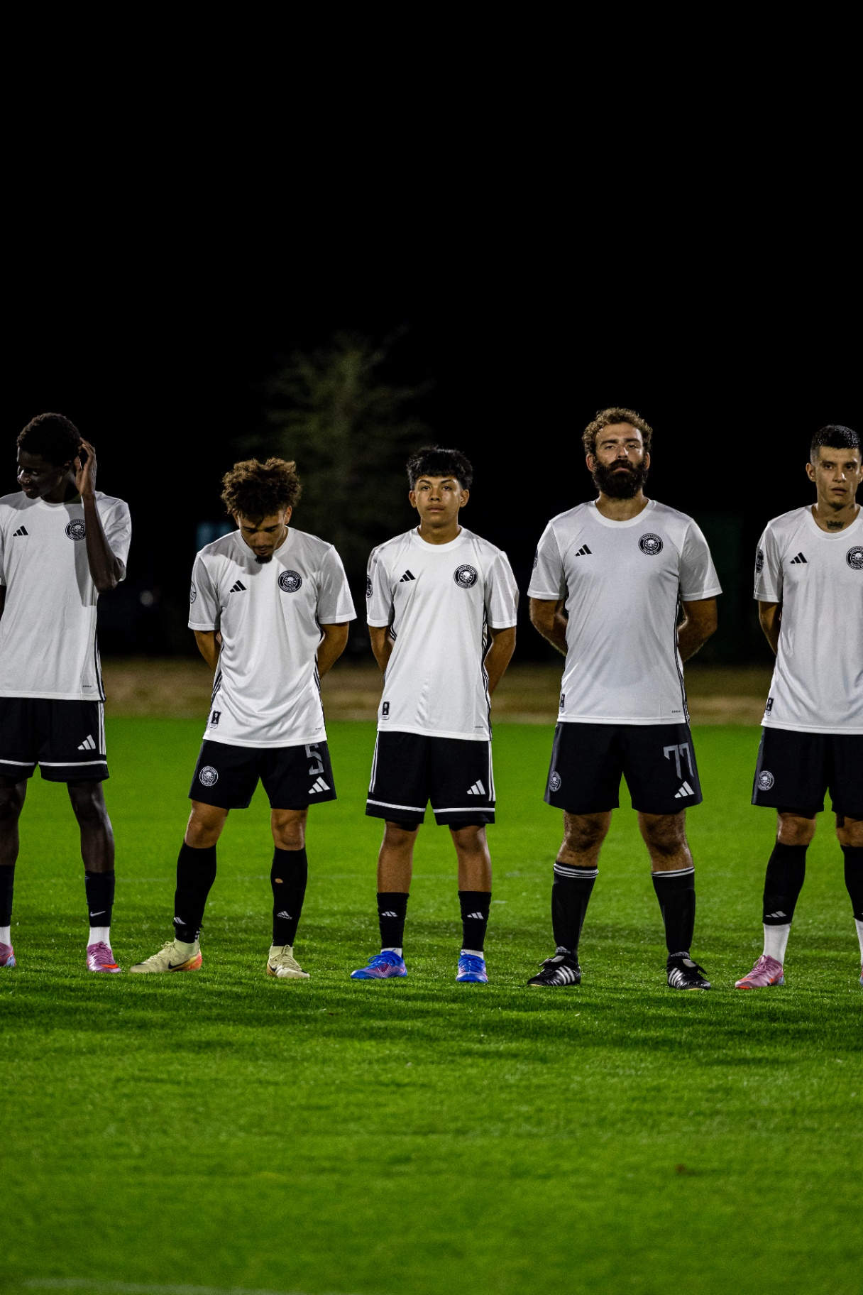 Volt League lineup before kickoff