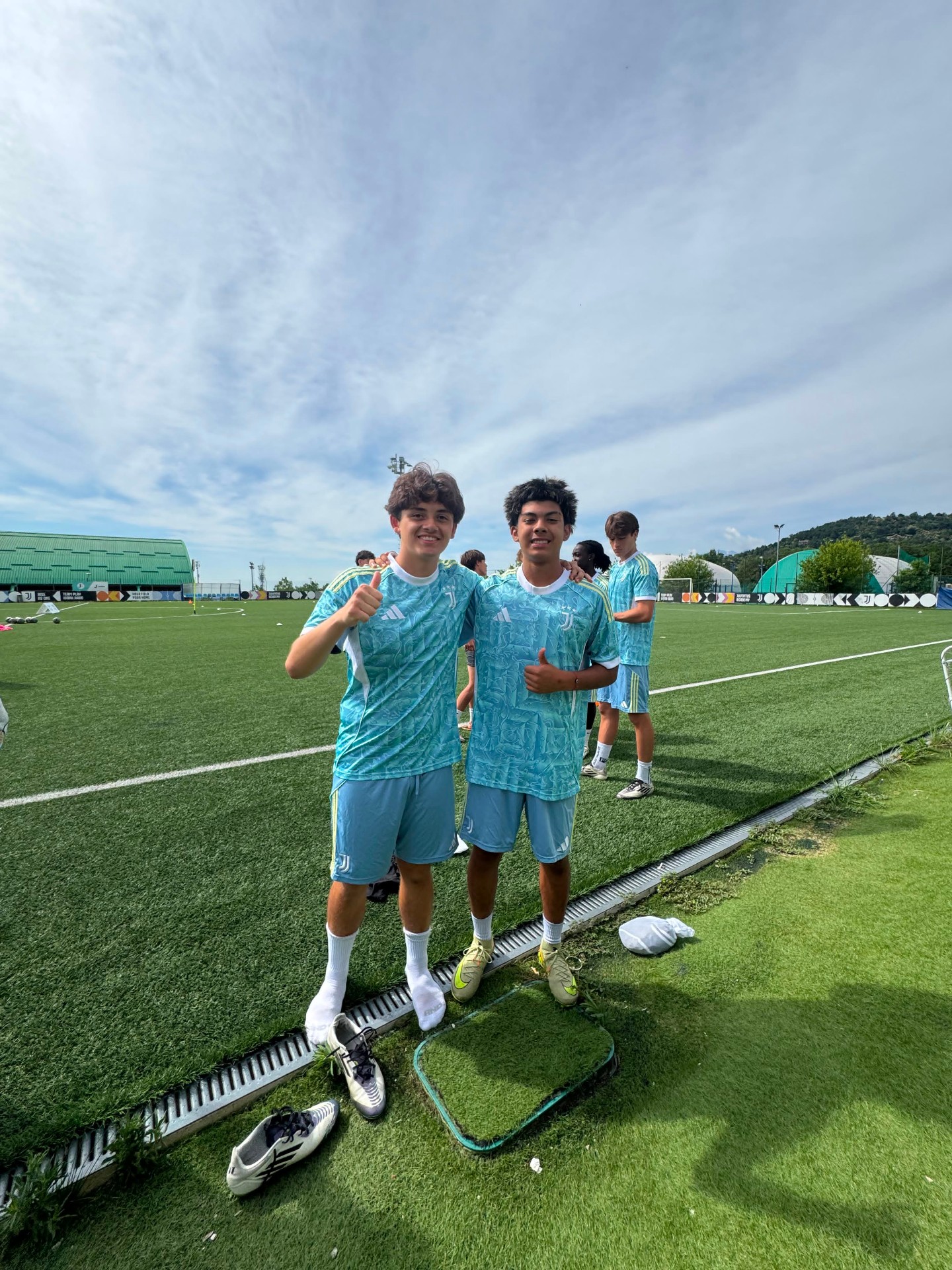 Eric and teammate at Juventus
