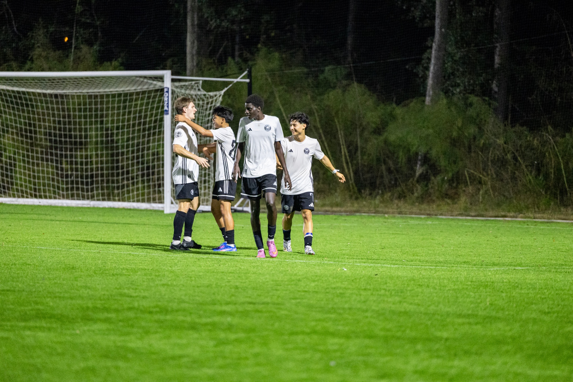 Volt League goal celebration by the goal